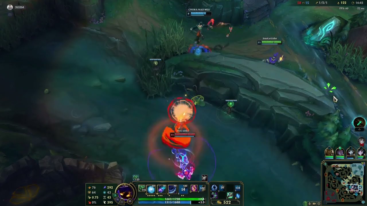 LOLZINHO COM O CHEFF, SÓ O TILTE