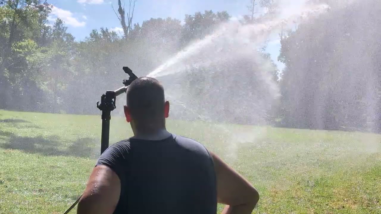 Nelson P100 2" fast reverse big gun .70" nozzle playing with reverse settings
