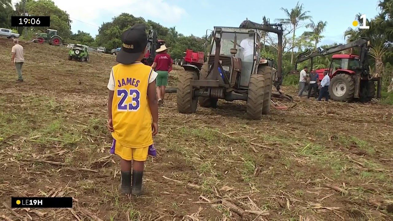 Un concours de marche arrière en tracteur avec remorque ?