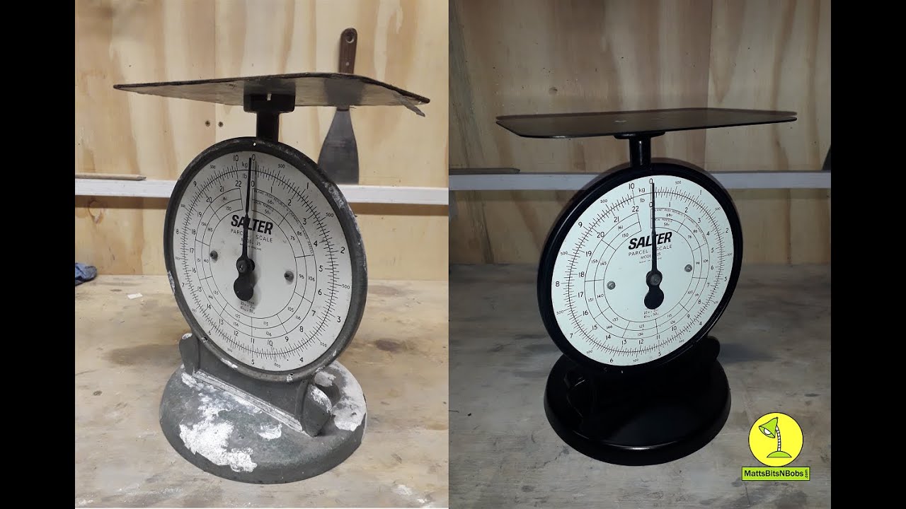 Remove the needle correctly while restoring vintage scales