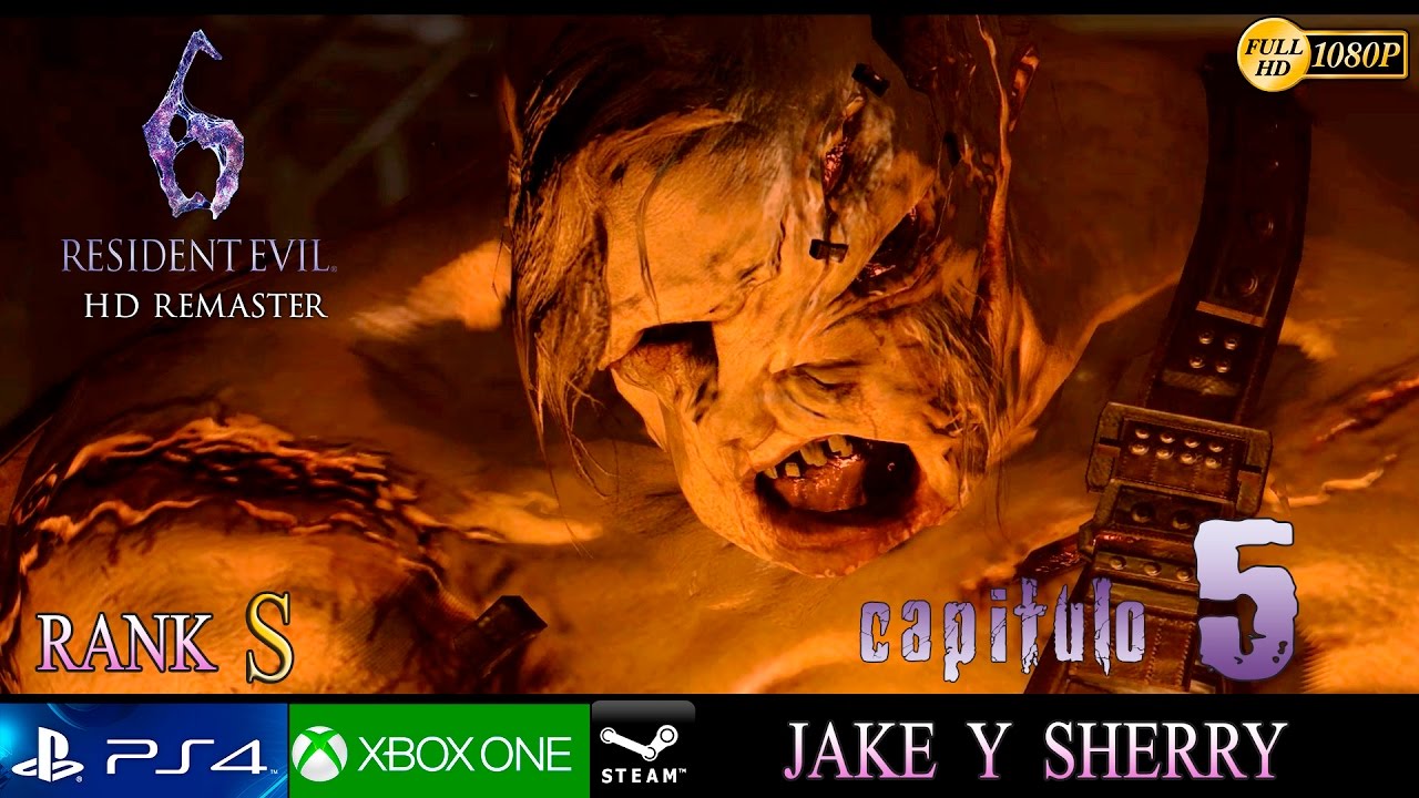 Resident Evil 6 HD Capitulo Final - Campaña Jake y Sherry  | Gameplay Español | Final Boss Ustanak