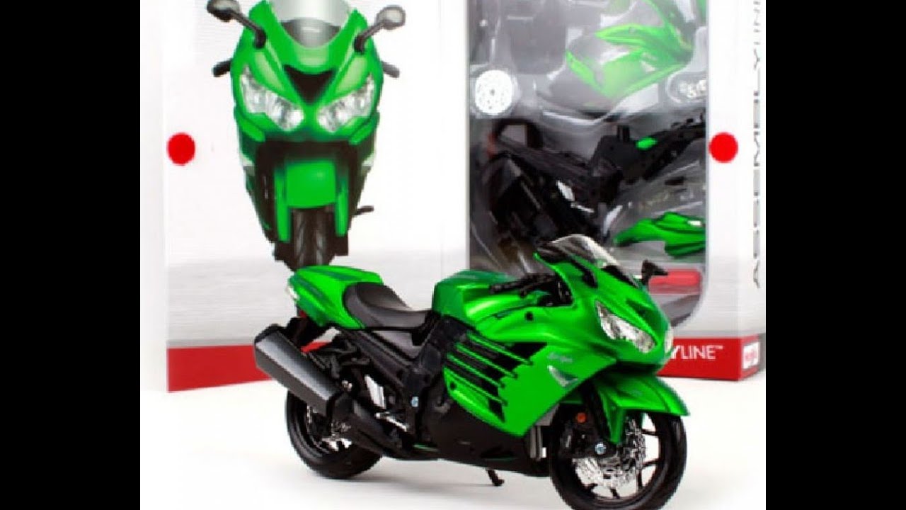 Maisto 2018 Kawasaki ninja ZX 14R  Assembly Line 1/12