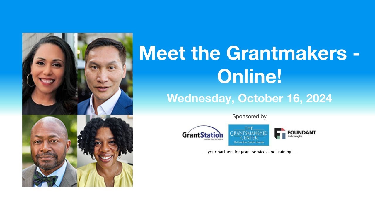 Meet the Grantmakers - W.K. Kellogg Fdn, New Breath Fdn, St. Louis Fdn