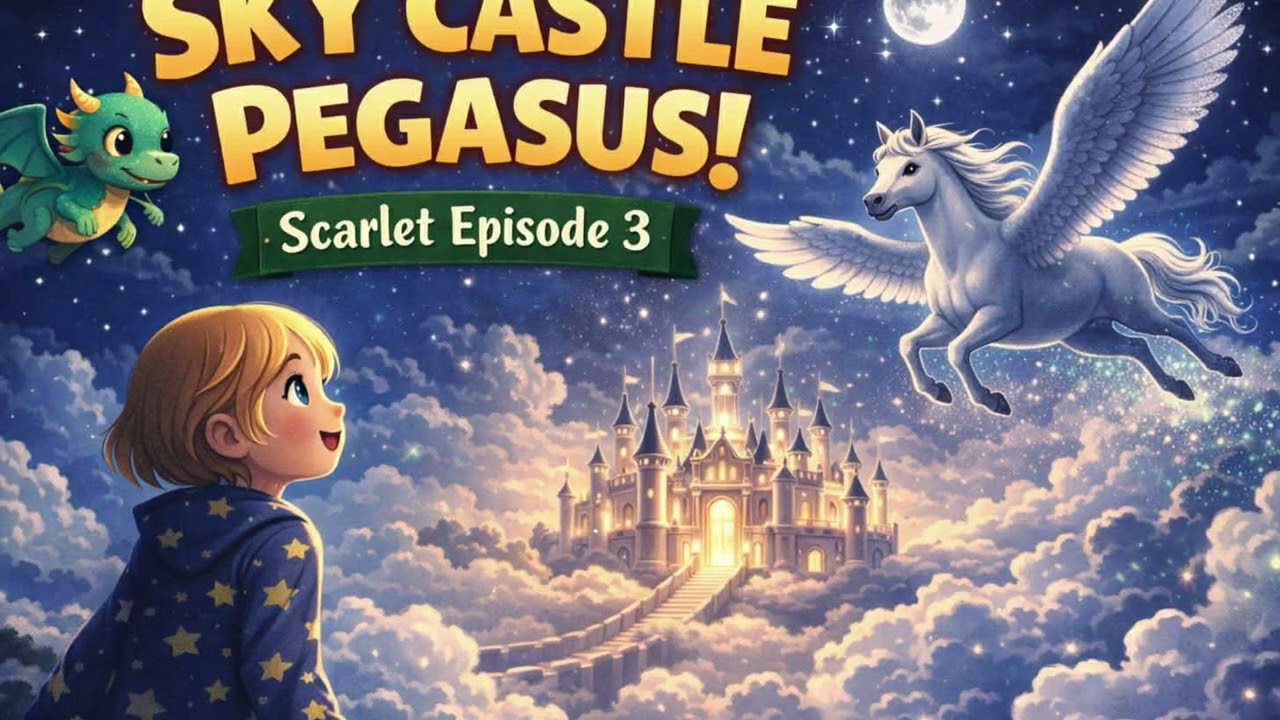 Scarlet and the Sky Castle of Pegasus | Bedtime Story for Kids (Episode 3)