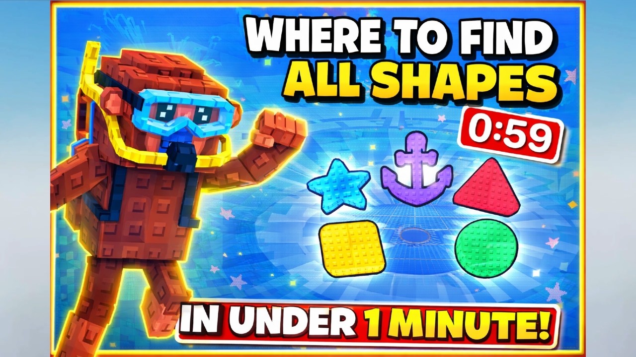 Find ALL Shapes in Under 1 Minute! (NO yapping & Save Punch 🐒| Catch and Tame (Giveaway)
