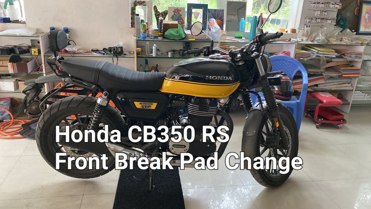 Honda CB350 RS Front Brake Pad Replacement