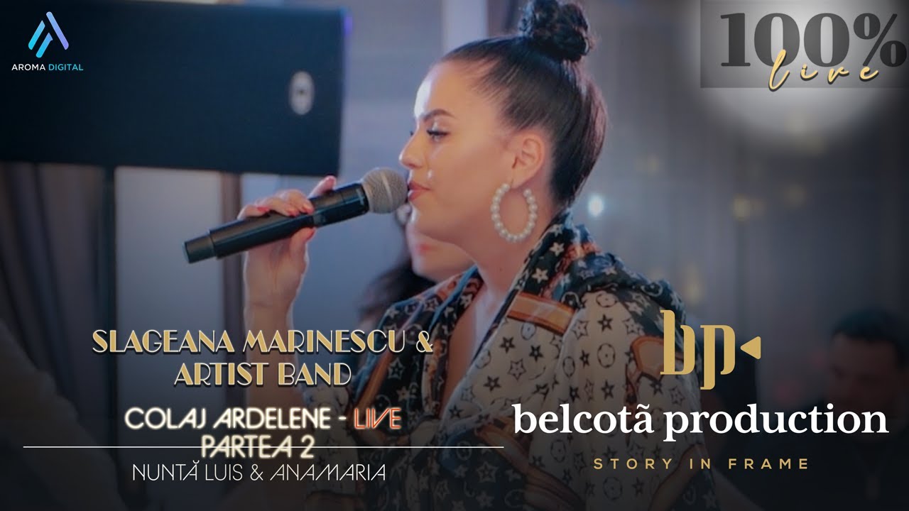 Slageana Marinescu & Artist Band - Colaj Ardelene | Partea 2 | Nunta Luis & Anamaria