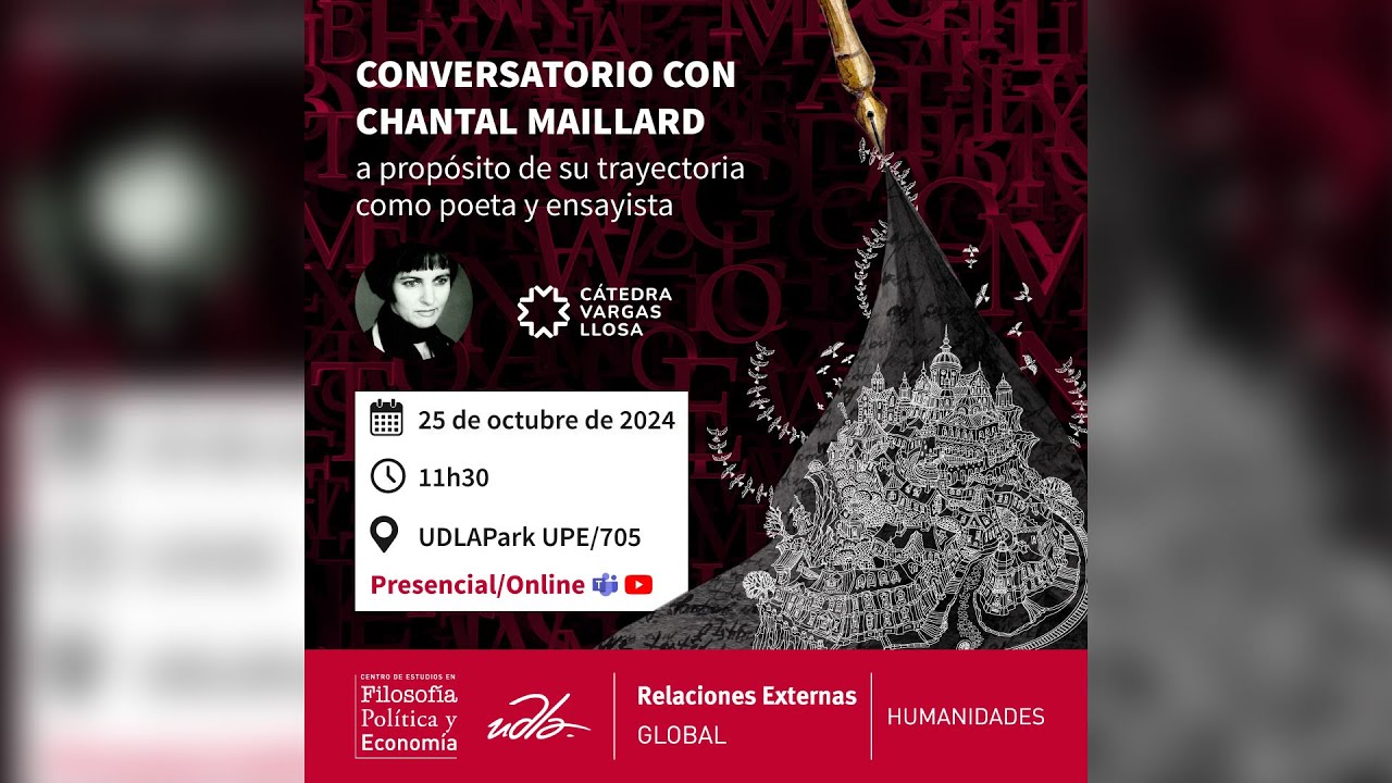 Conversatorio con Chantal Maillard