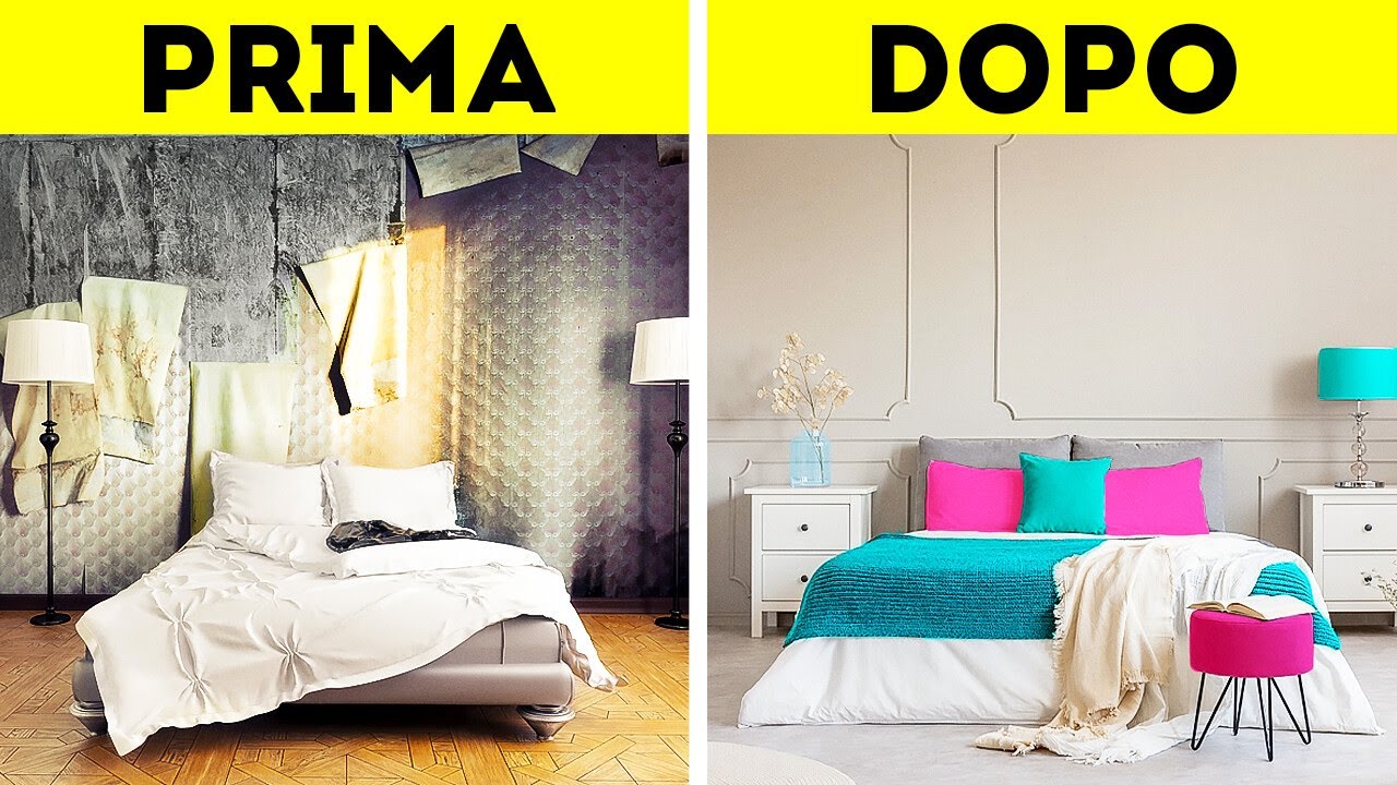 IDEE PER RISTRUTTURARE CASA || Trucchi per decorare e organizzare