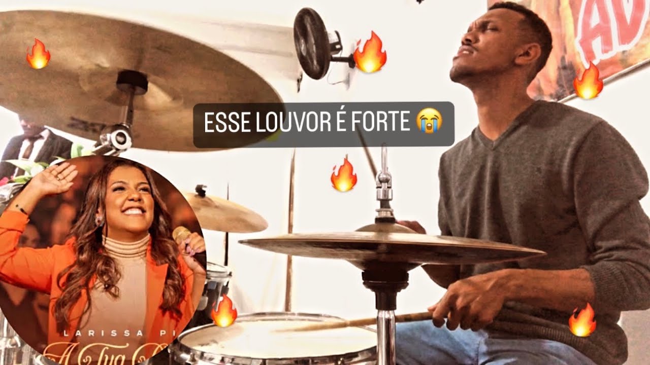 Tua palavra - Larissa Pires              #drumcam