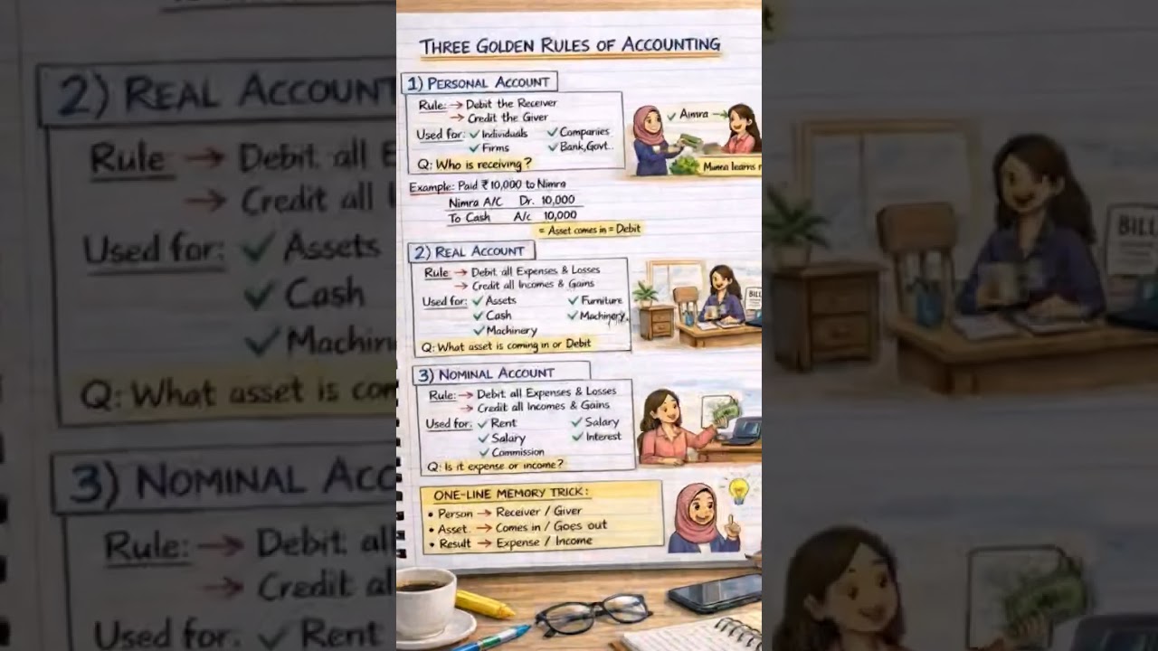GOLDEN RULES OF ACCOUNTING 
