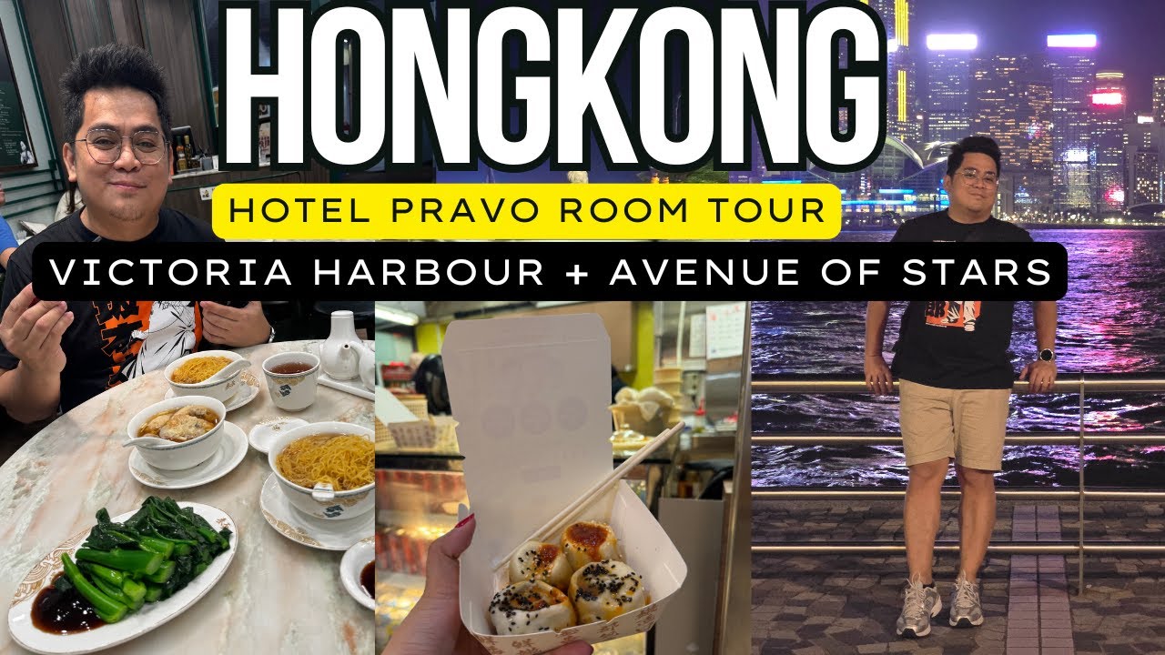 HONGKONG VLOG - HOTEL PRAVO ROOM TOUR + VICTORIA HARBOUR - DAY 1 PART 2