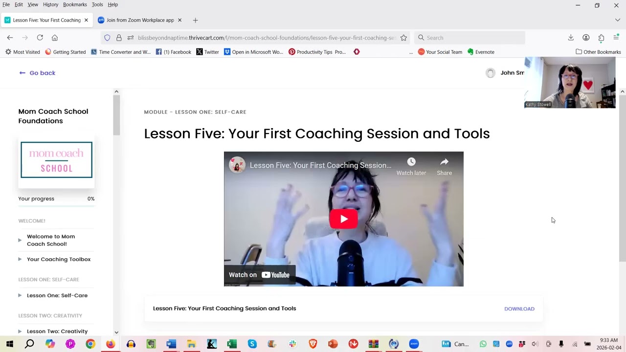 Mom Coach School Foundations Sneak Peek