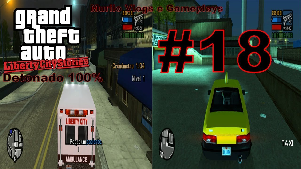 Detonado Gta Liberty City Stories 100% #18 - Missões Secundárias: Paramédico e Taxista
