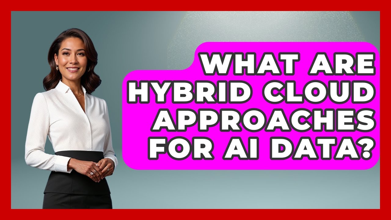 What Are Hybrid Cloud Approaches For AI Data? - Learning To Code With AI