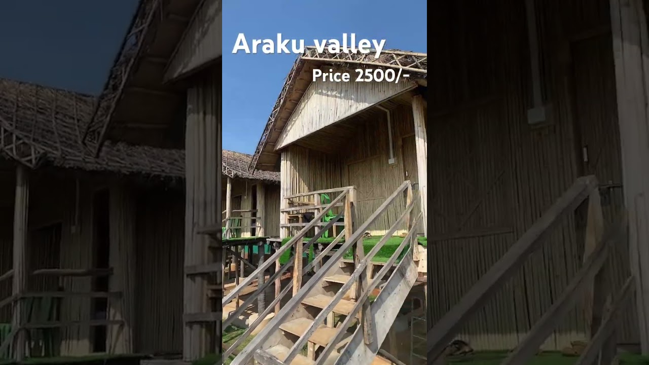 Araku valley Huts 🛖#camping #travel #arakutrip  # best resort