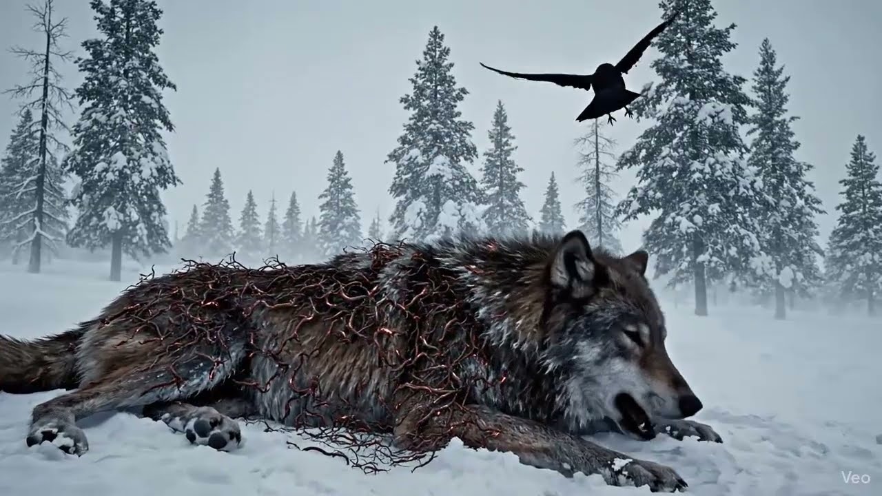 Brown Wolf Rescue from Spinewyrms 🐺 | Emotional Animal Rescue Story in the Siberian Taiga