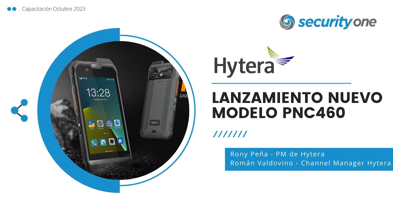 Webinar Hytera | Lanzamiento nuevo modelo PNC460
