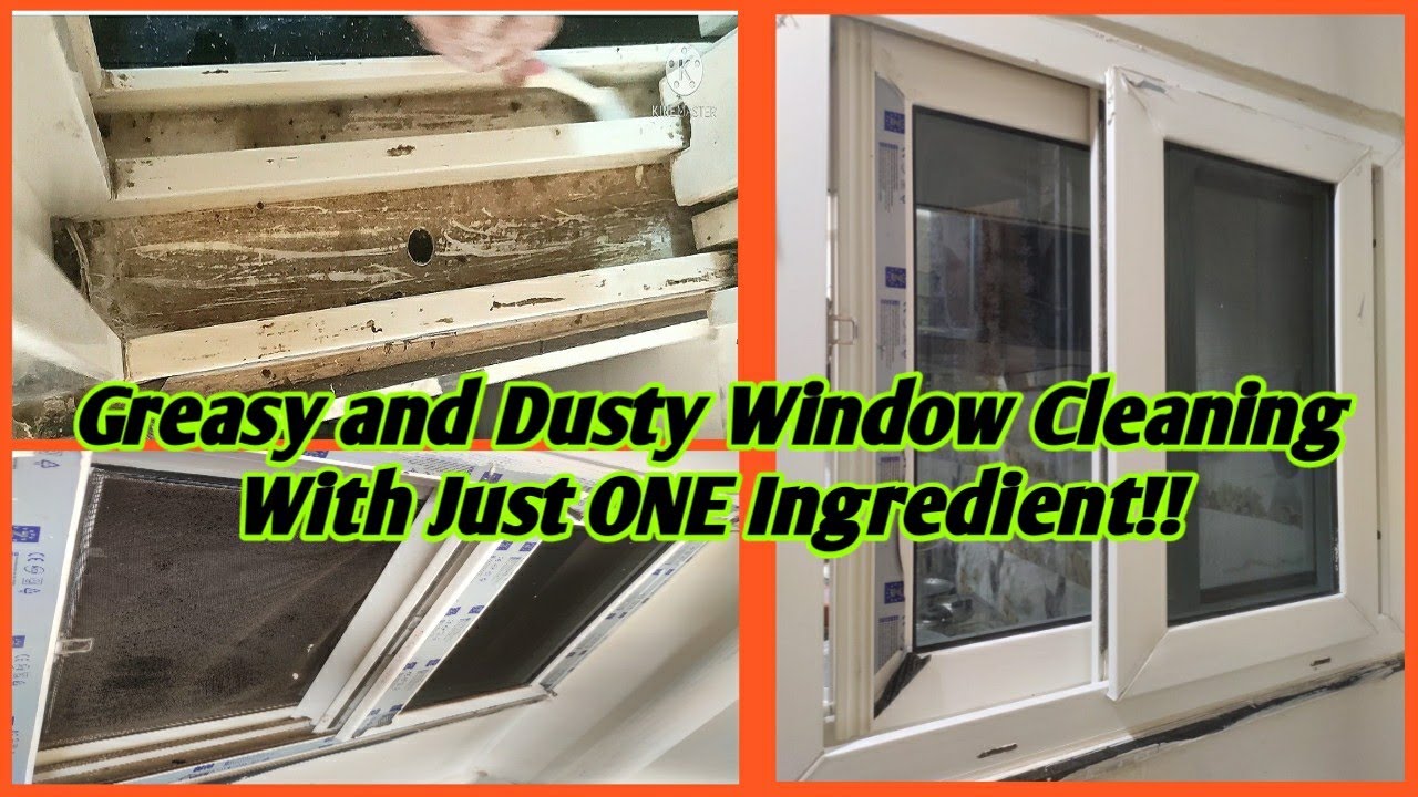జిడ్డు పట్టిన kitchen window ని just 1 ingredient తో easy గా clean చేయండి|No Harmful Chemicals