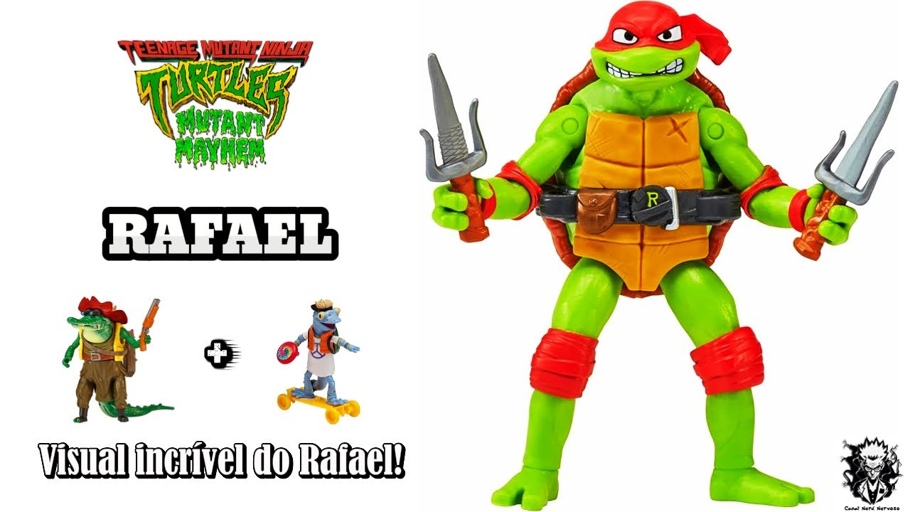 RAFAEL As Tartarugas Ninja: Caos Mutante – Action Figure Review Completo!