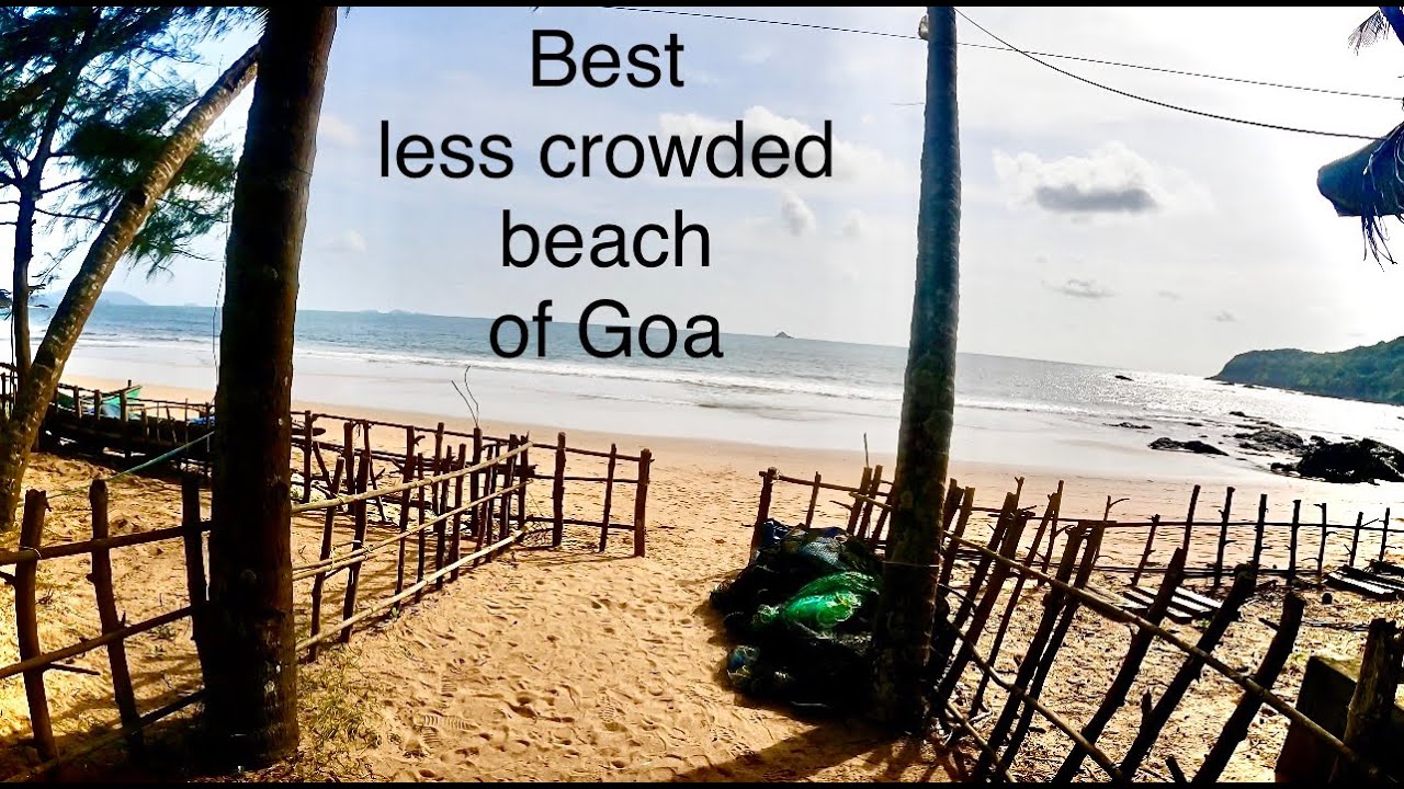 Polem Beach Goa in 4K || Most quiet Beach in Goa || Less crowded beach in Goa