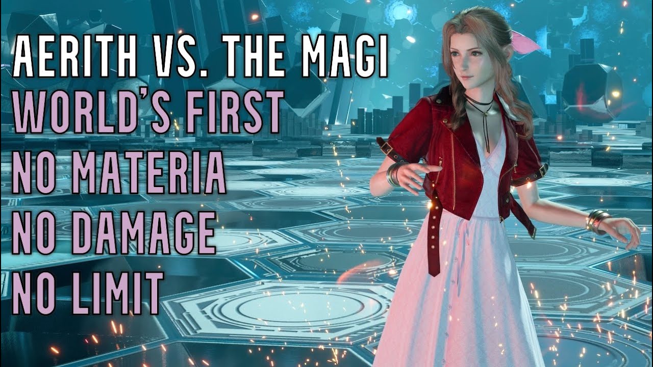 FFVII Rebirth - Legendary Bout: Aerith vs. The Magi (No Materia, No Damage, No Limit)