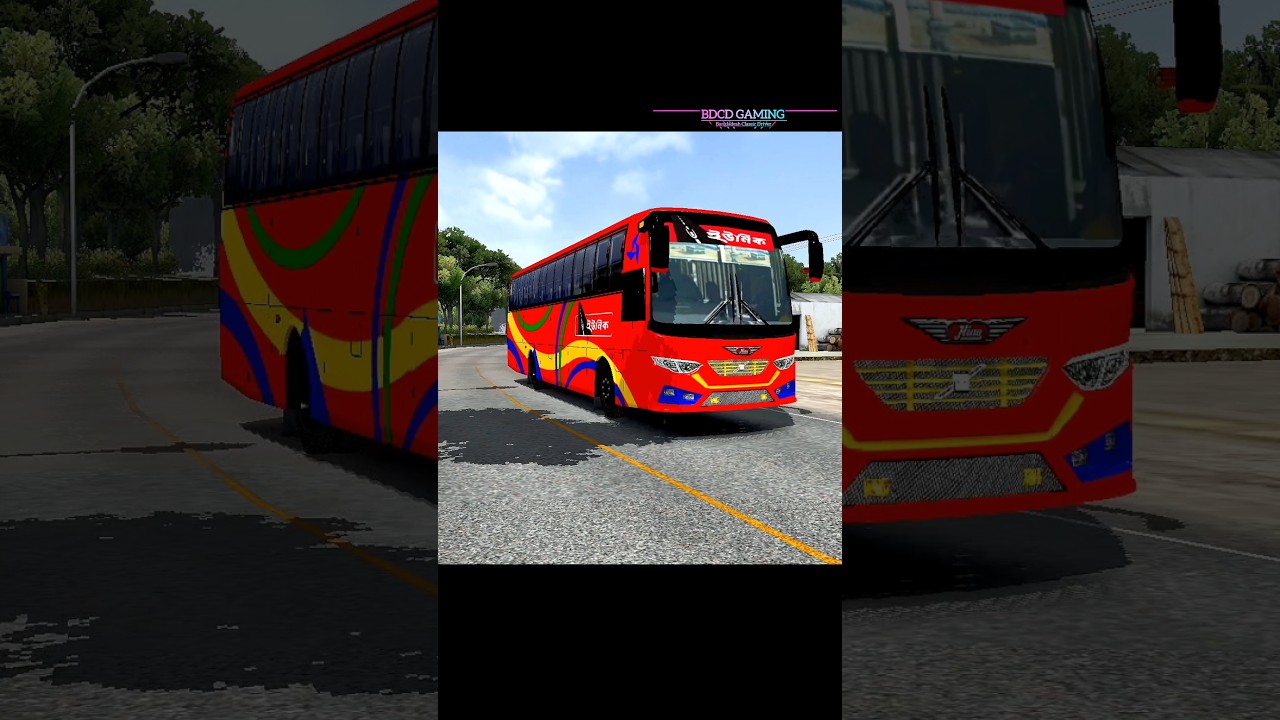 Bus simulator Indonesia With Ets2 BD traffic obb map mod #bussid