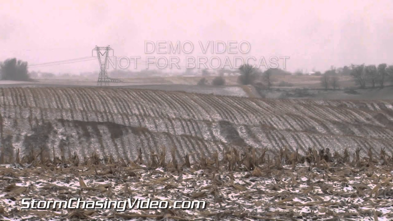 11/24/2014 Winter Weather Advisory IowaCity, Iowa - B-Roll