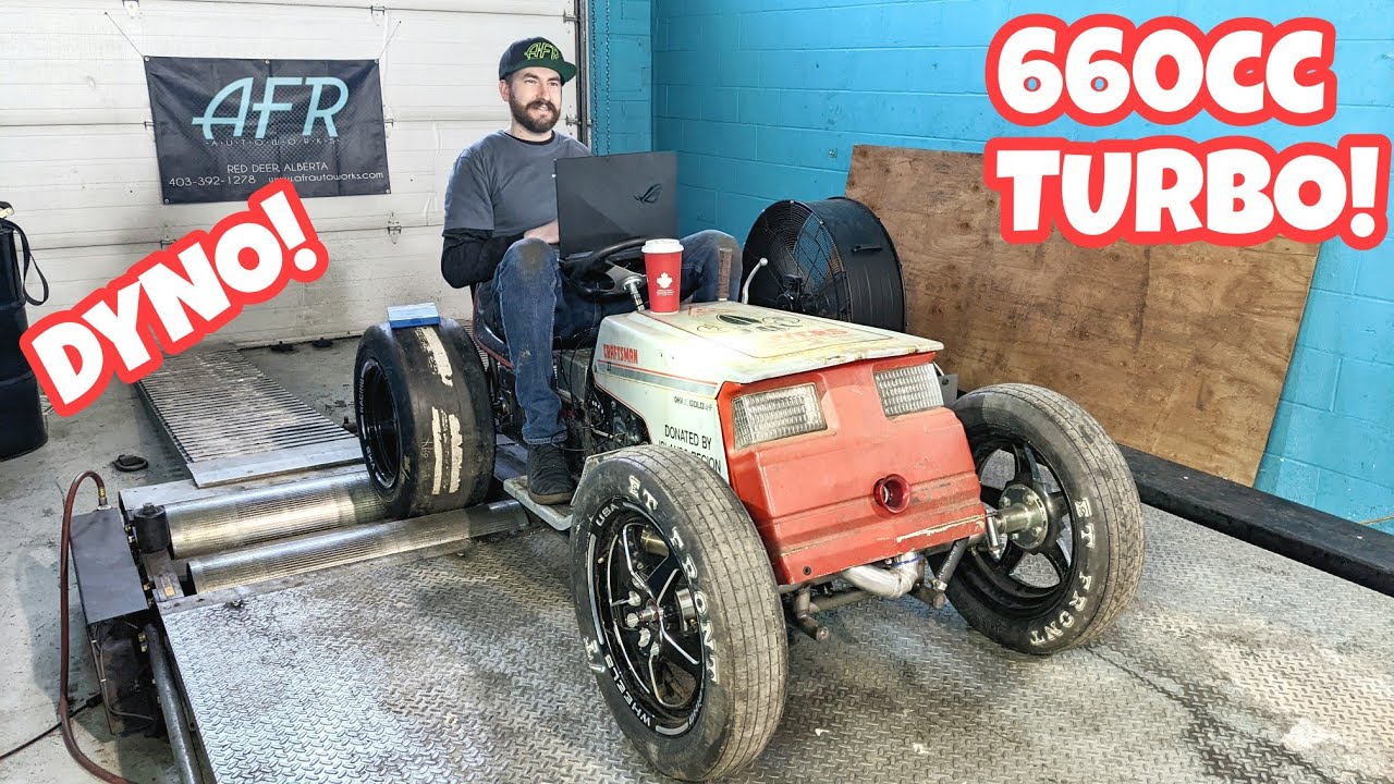 World's Fastest Lawn Mower Hits The Dyno. Was Not Expecting This.