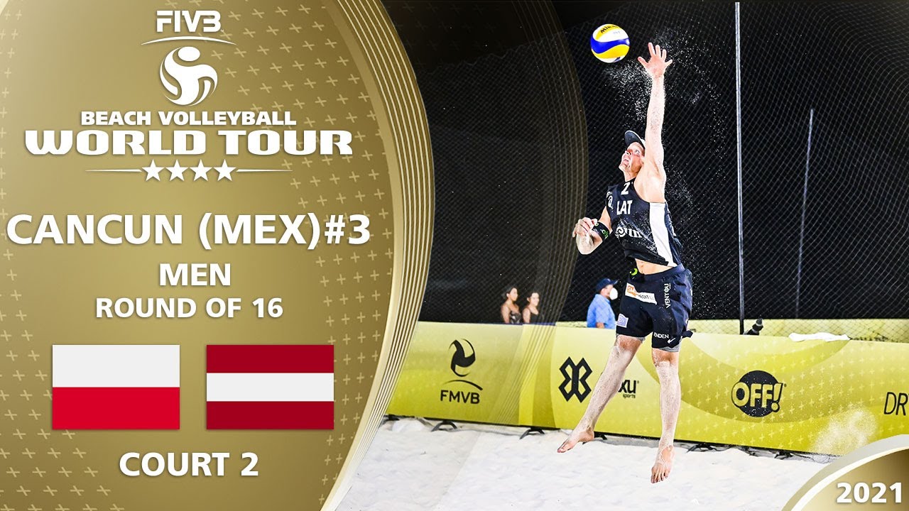 Kantor/Losiak vs. Samoilovs/Smedins - Men's Round of 16 | Full Match | 4* Cancun 2021 #3