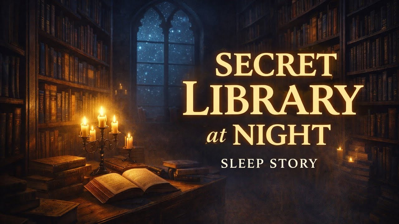 The Library That Only Opens at Night 🌙 | Deep Sleep Story