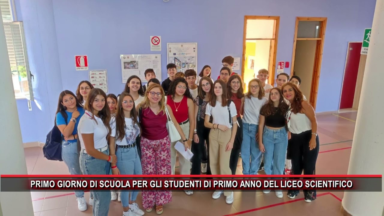 PRIMO GIORNO DI SCUOLA PER GLI STUDENTI DI PRIMO ANNO DEL LICEO SCIENTIFICO
