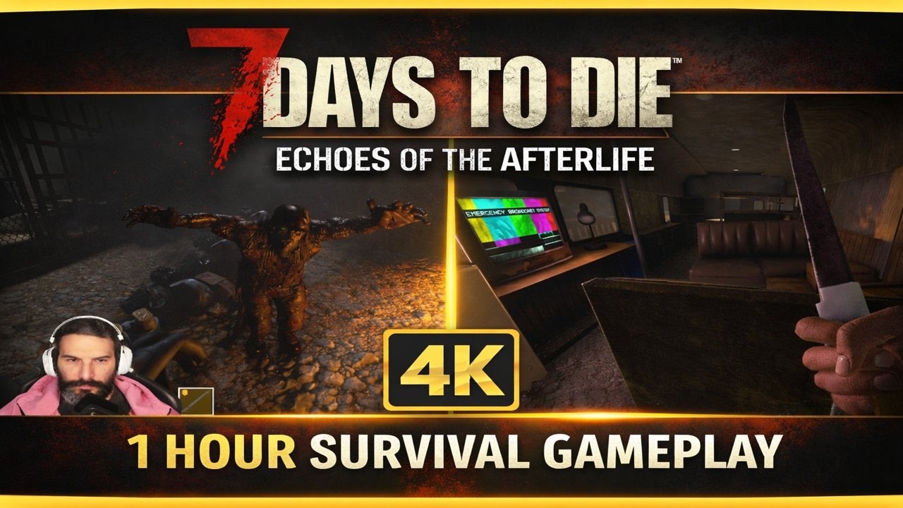 Echoes of the Afterlife Is Brutal | 7 Days to Die Survival Gameplay 4K (1 Hour)