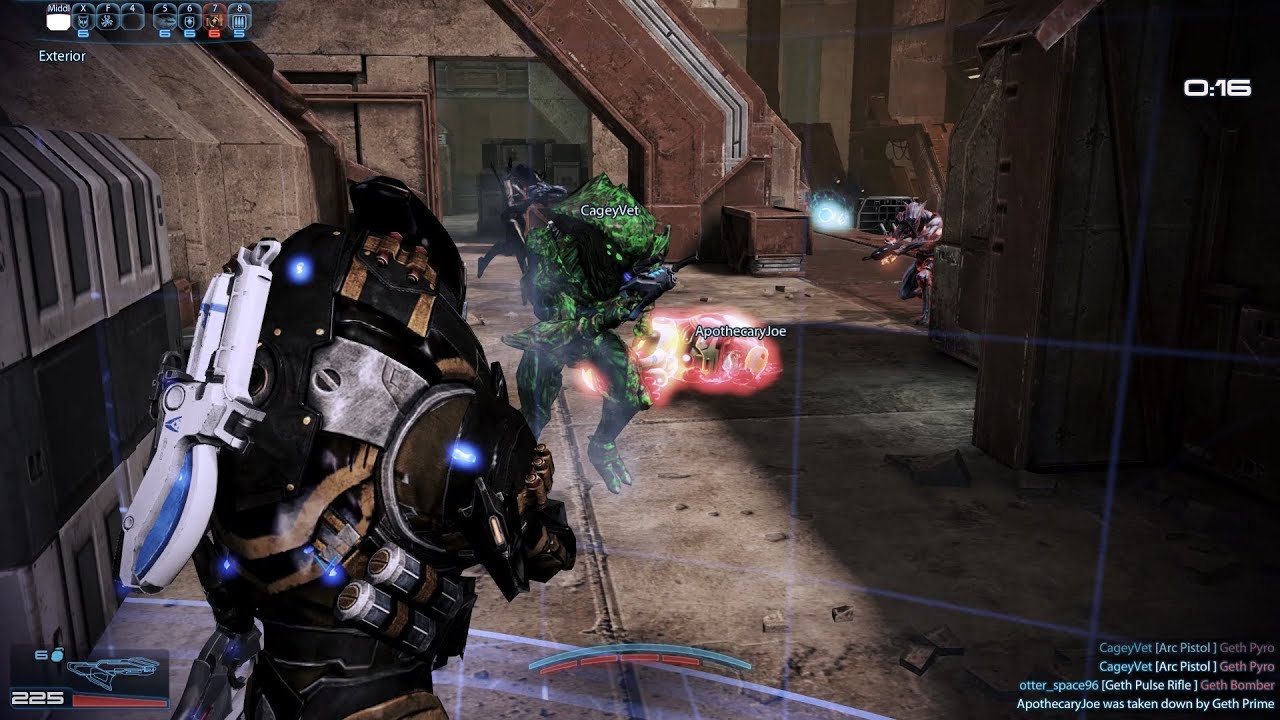 Mass Effect 3 Multiplayer Turian Ghost Infiltrator PC Gold Gameplay