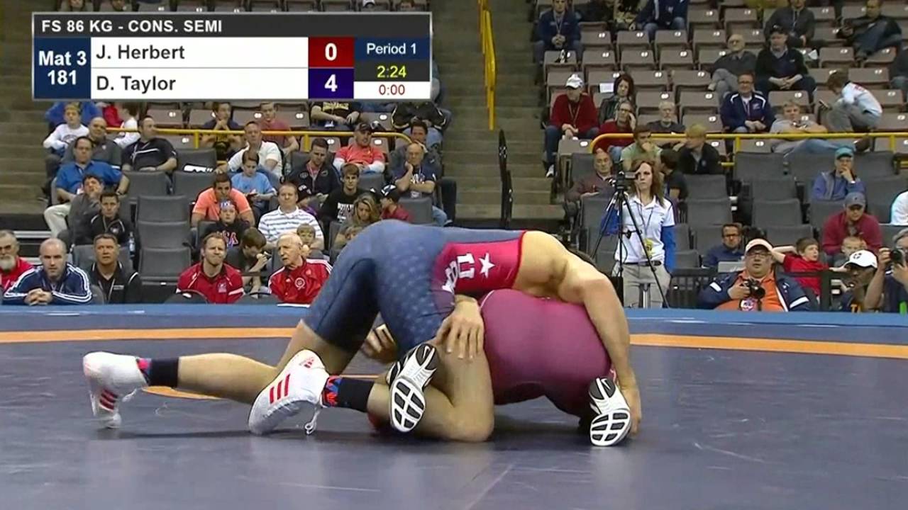 86kg David taylor vs Jake Herbert OTT