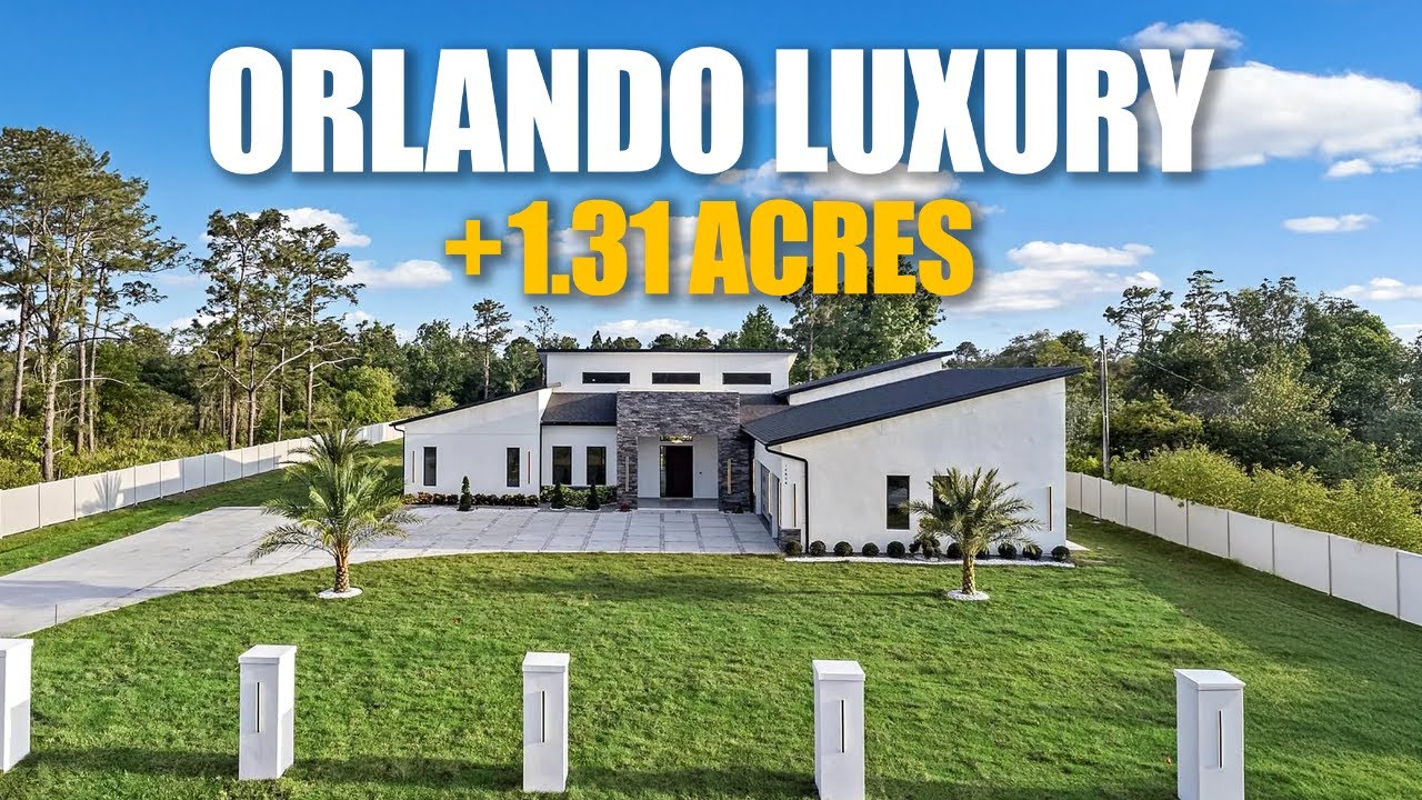 Luxury living in ORLANDO + 1.31 acres  I  Dream Florida home