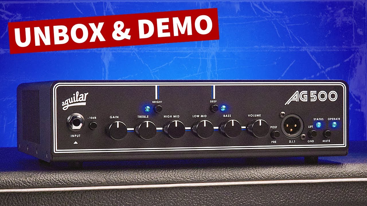 The new Aguilar AG500 V2 sounds SO GOOD!
