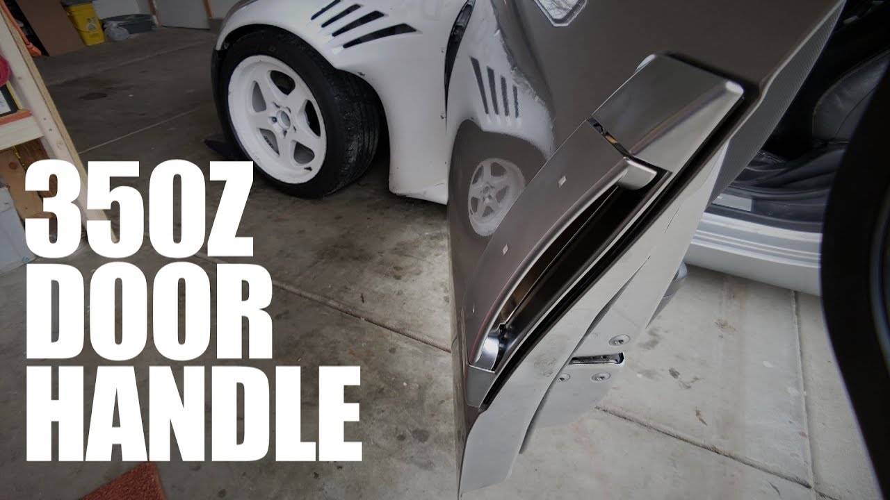 350Z DOOR HANDLE REPLACEMENT - HOW TO CHANGE DOOR HANDLE