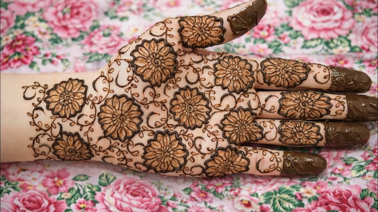 Full Hand Minimal Mehndi Design| Easy Arabic Style Mehndi Tutorial 2026 #mehndi #mehndidesign #viral