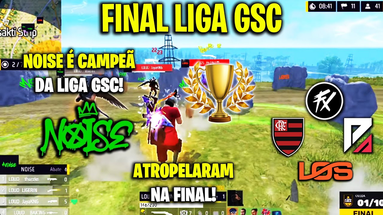 NOISE É CAMPEÃ DA LIGA GSC - ATROPELARAM NA GRANDE FINAL! CLIPS FF