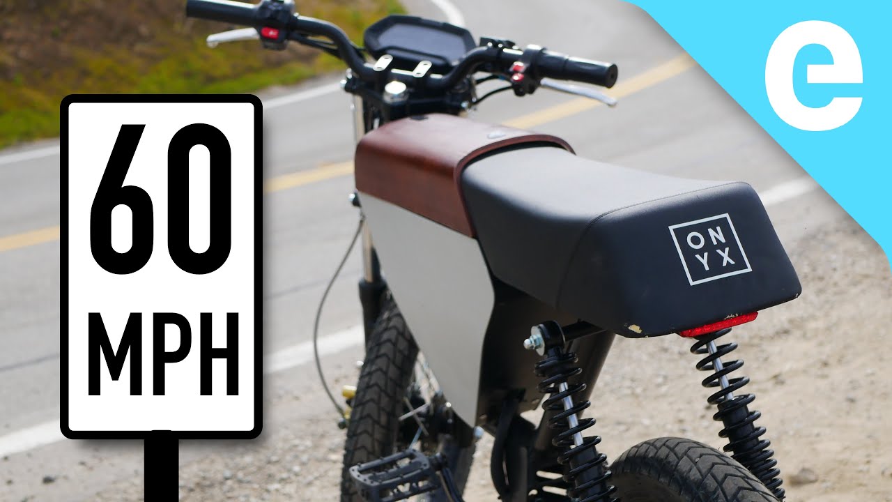 First ride: ONYX RCR 60 MPH electric moped