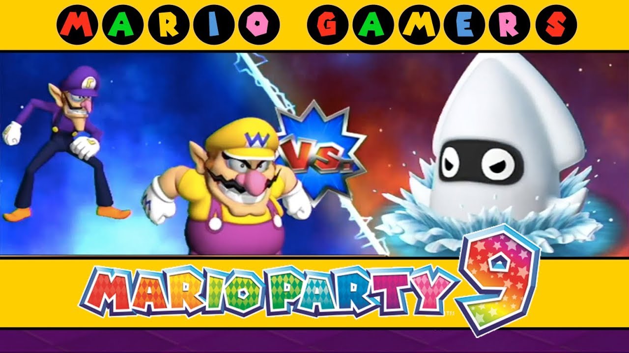 Mario Party 9 - Toad Road (Wario vs Waluigi) - Party Mode