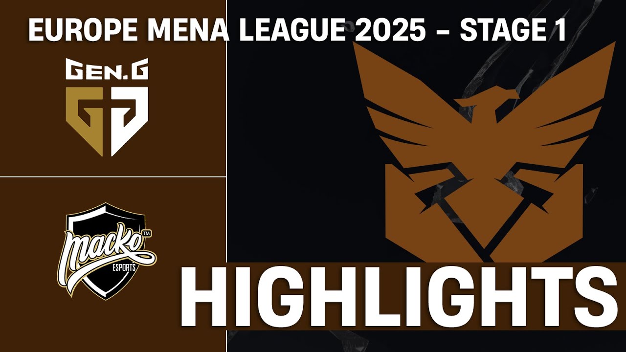 [HIGHLIGHTS] GENG vs MACKO | Europe MENA League 2025 - Stage 1