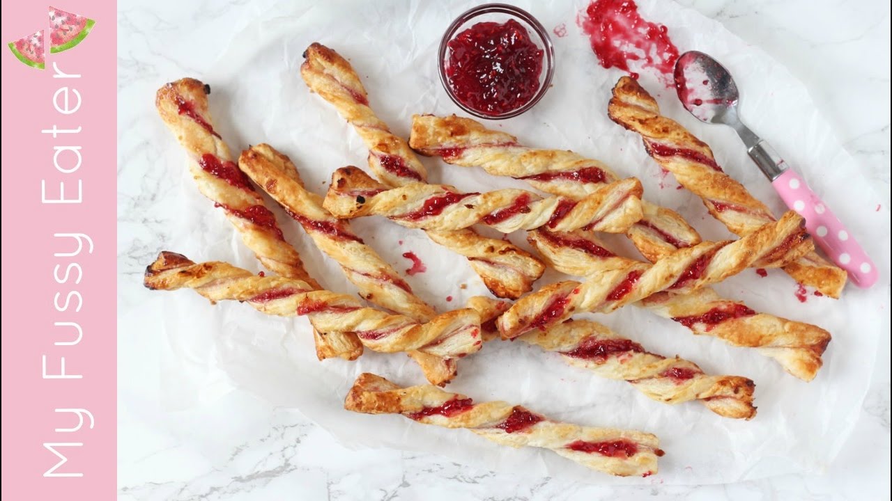 Raspberry Jam Straws | Easy Snack for Kids