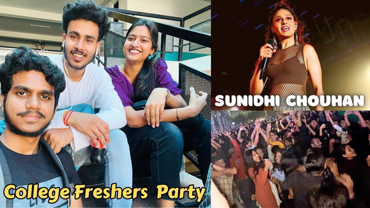 College Freshers Party | Sunidhi Chouhan Concert At Our College | LPU University