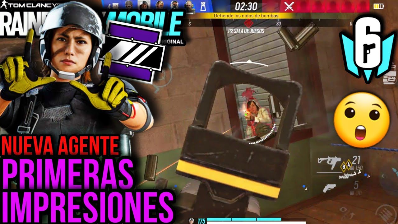 JUGANDO con LA NUEVA AGENTE MIRA y es GENIAL! 🪟😲 Rainbow Six Mobile R6M 