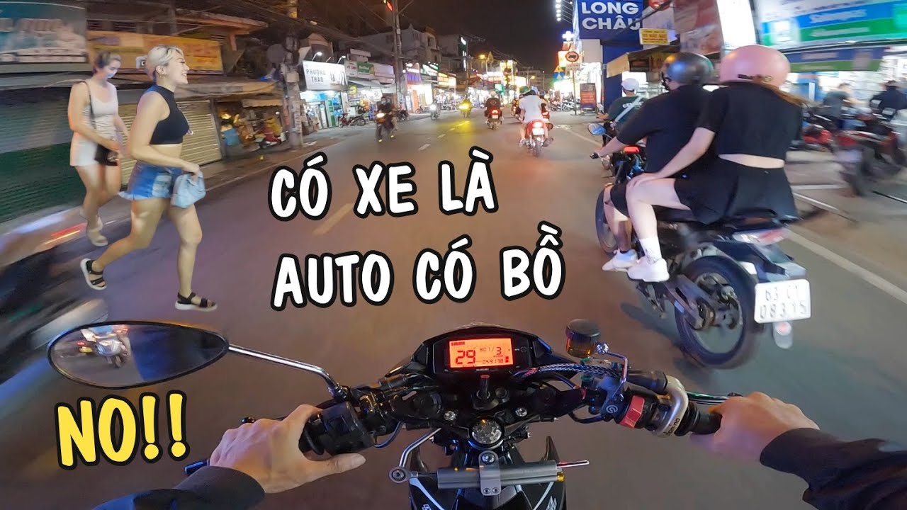 Dạo Phố Đêm ngắm gái gặp gỡ anh em RacingBoy - PKL ra Phố Đi Bộ nẹt pô ầm ĩ