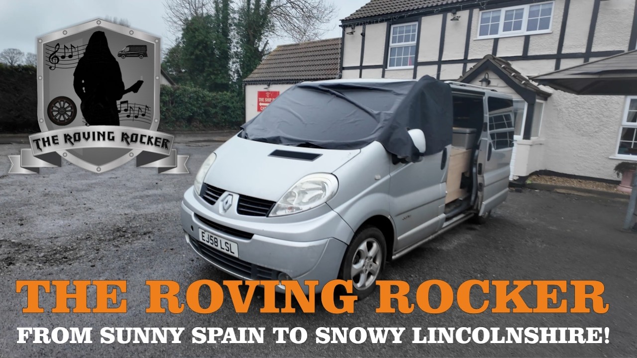 From Sunny Spain to Snowy Lincolnshire - Solo Gig & Van Night