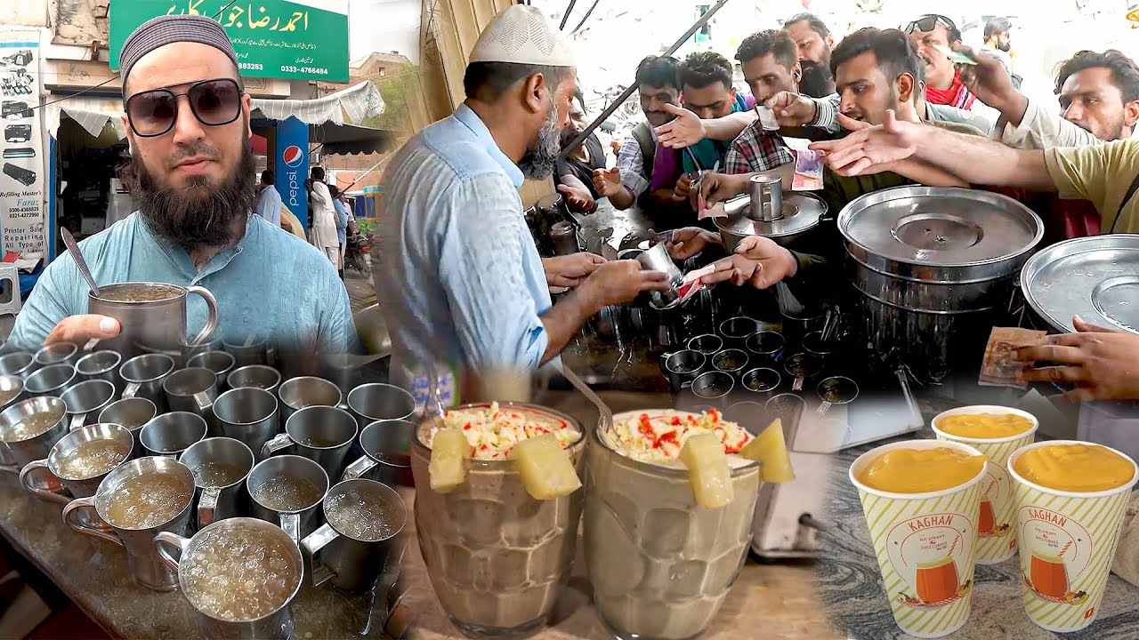 BEST 4 SUMMER DRINKS IN LAHORE |Labha Alu Bukhara Sharbat |Ahmed Alu Bukhara Sharbat
