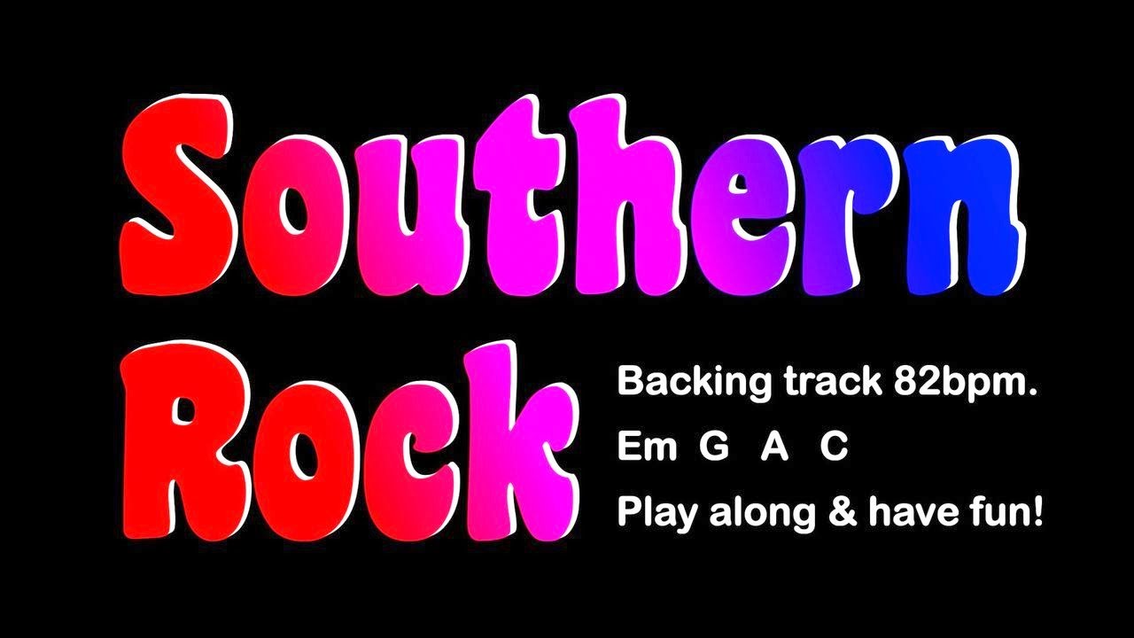 Southern Rock backing track E minor 82bpm. Play along, get inspired, improvise, have fun!